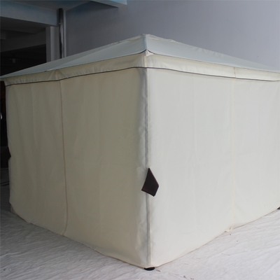 Outdoor Waterproof Garden Canopy Pergola Overhanging Eaves Tent with Strong Steel Frame