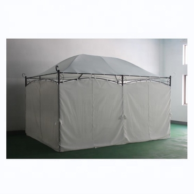 Metal and Hemlock Spruce Garden Canopy Pergola Tent Screen with Rust-Resistant Frame