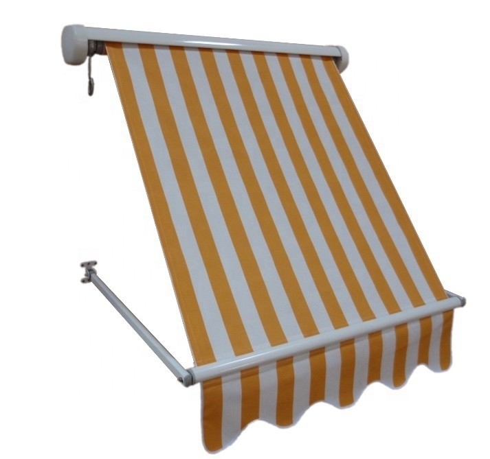 2*1.5m Swing Arm Type Sunshade Awning with Polyester Sail Material