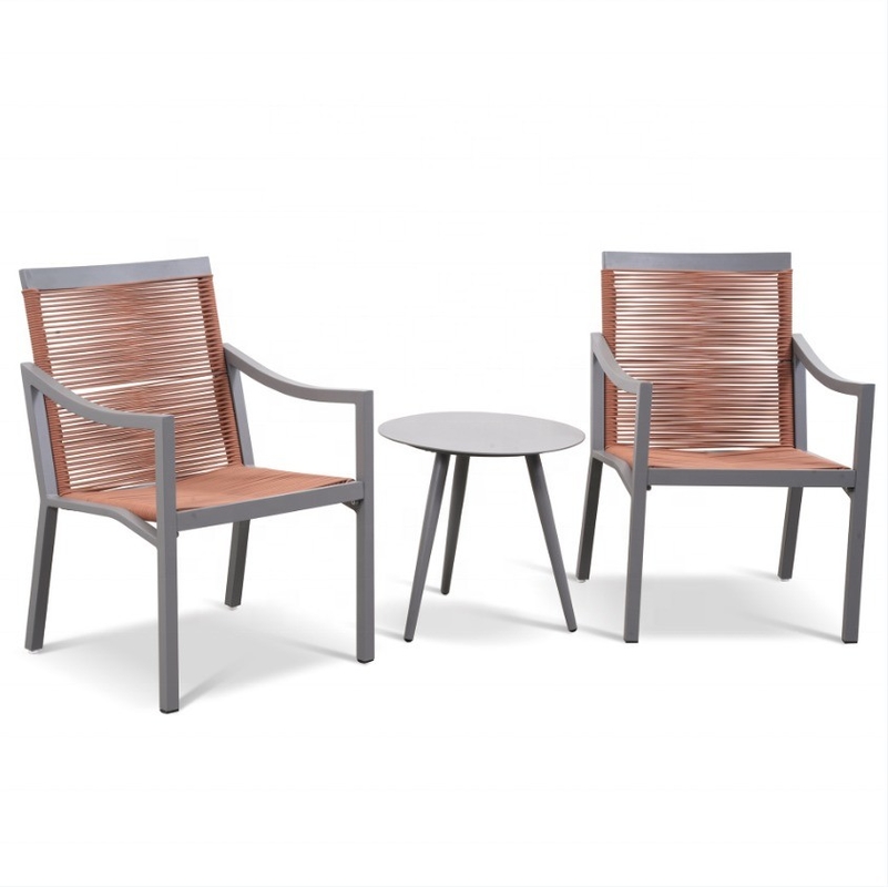 Modern Outdoor Garden Furniture Aluminum Bistro Rattan Sofa Set in Modern Design Style