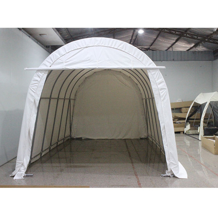 Not Coated Sail Finishing Waterproof Carport Covers for 400*730*330cm Car Protection