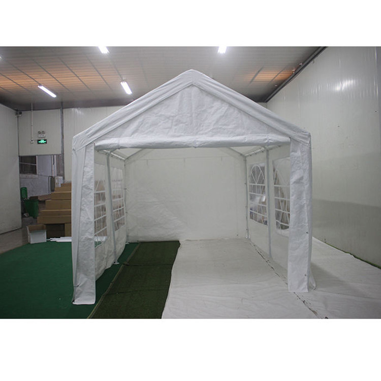 Outdoor Party PE Carport 3X6M with Waterproof and UV Resistant Top Cover