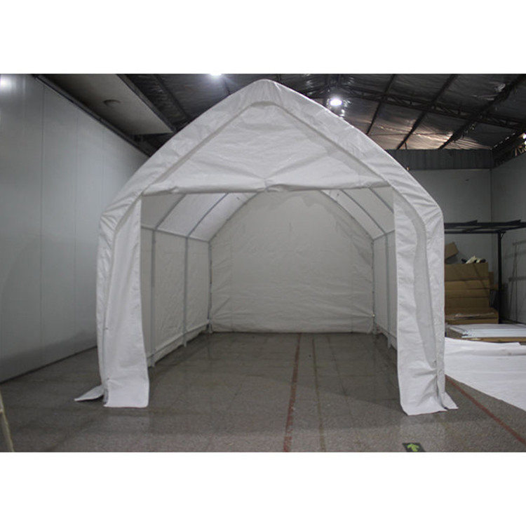 360*600*340cm Mobile Plastic Tent Carport with Nature Pressure Treated Wood Type