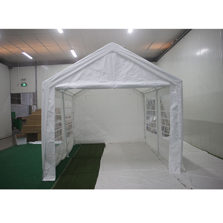 Waterproof and UV Resistant Top Cover PE Carport 3X4M for Party in White