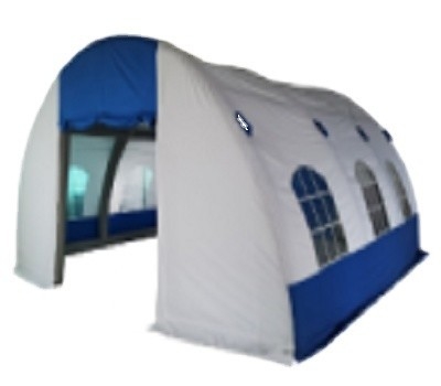 POLY Sail Material 6*6*3m Semi-circular Arched Inflatable Gazebo for Corporate Events