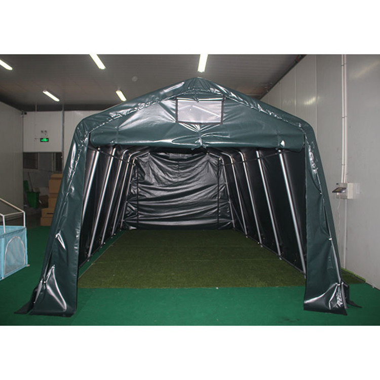 Not Coated Waterproof PVC Foldable Heavy Duty Big Warehouse Outdoor Storage Dome Carport