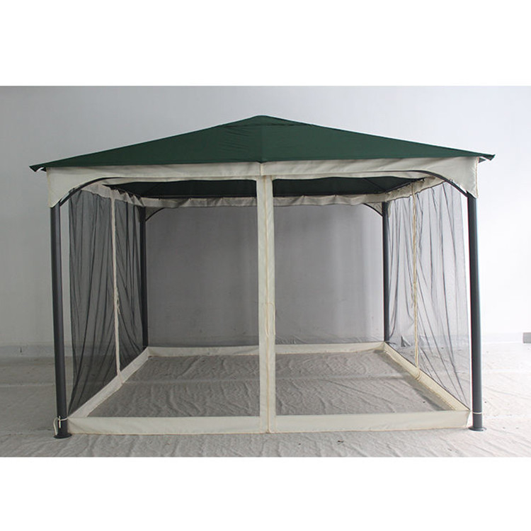 Outdoor Garden Canopy Shelter Gazebo with Mosquito Net 3.5*3.5*2.75M Party Dimensions