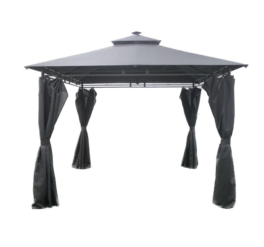 Steel Frame 3x3x2.7M Round Outdoor Patio Canopy Party Gazebo Design for Garden/Outdoor