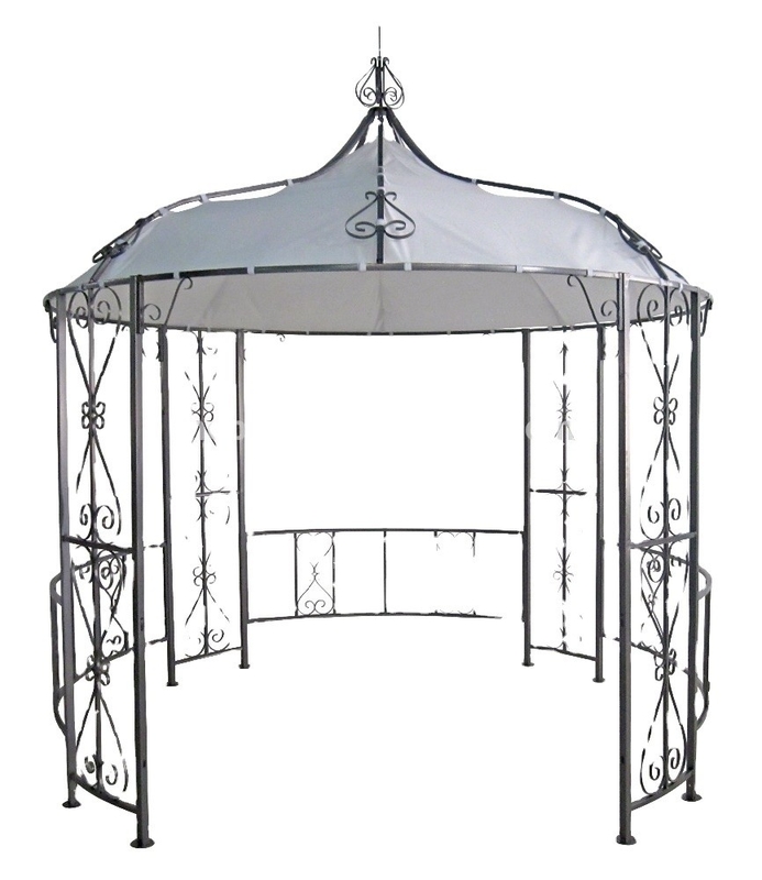 Popular 3*3*2.65m Single Roof Garden Pergola with Decorative Luxury and Arbours Design