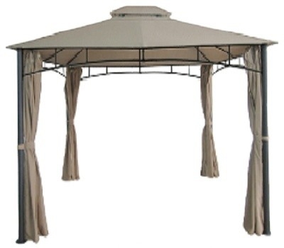 Create a Fashionable and Durable Outdoor Oasis with a Double-Roof Steel Metal Gazebo